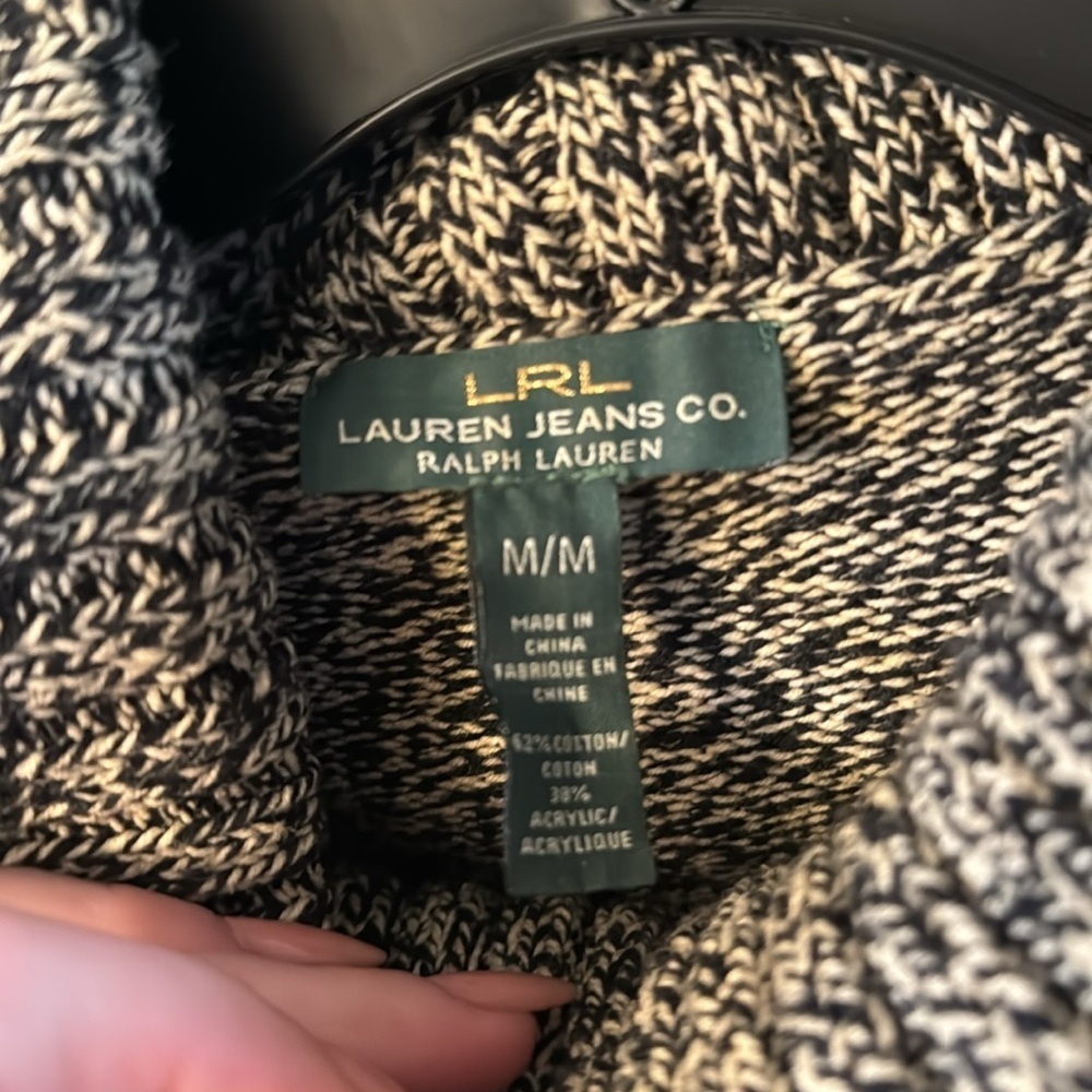 Ralph Lauren cowlneck sweater - Picture 3 of 4